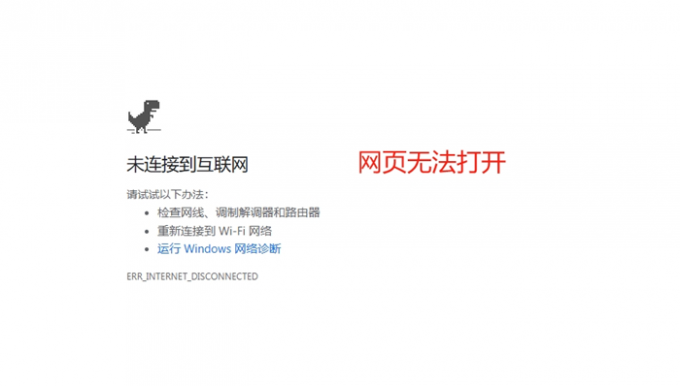 打开网页测试能否上网
