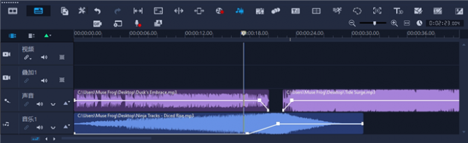插入一段上升音效