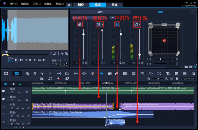 轨道音量控制器