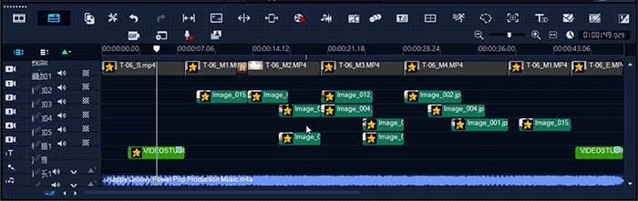 左右移动轨道编辑区
