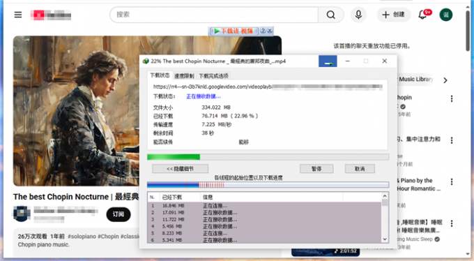 用IDM下载YouTube视频