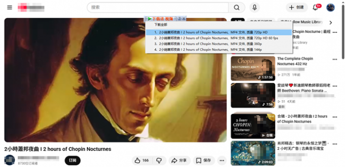 NDM无法抓取YouTube视频