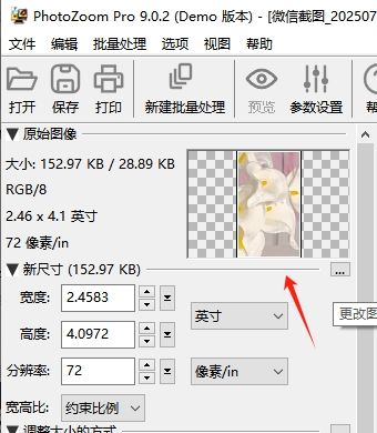 导入图片查看细节