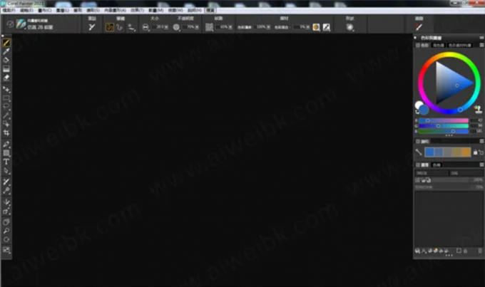 corel painter界面
