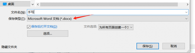 保存类型