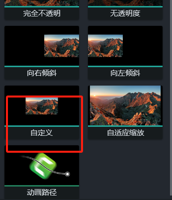 自定义