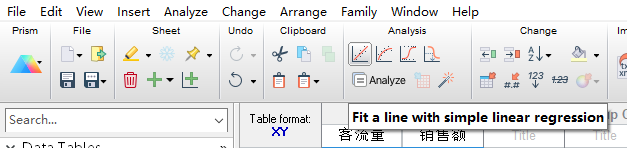 简单线性回归拟合曲线