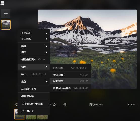 粘贴调整