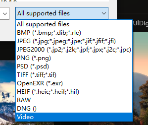 支持导入视频