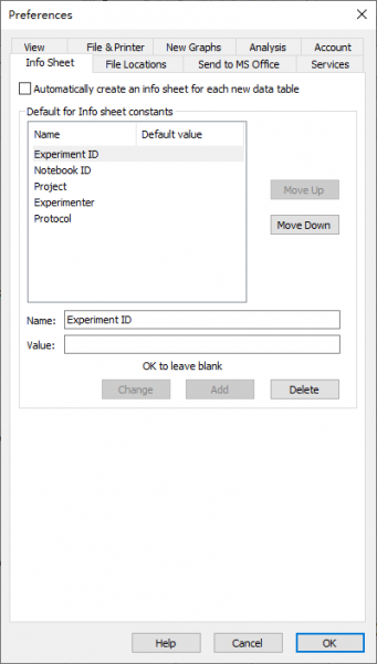 Graphpad Prism设置