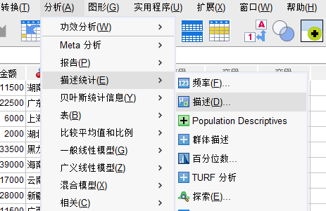 描述分析