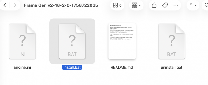 解压得到批处理文件