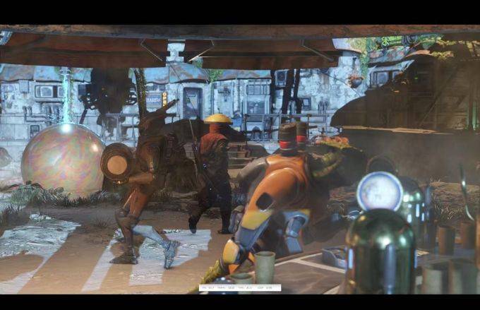 压力测试场景呈现