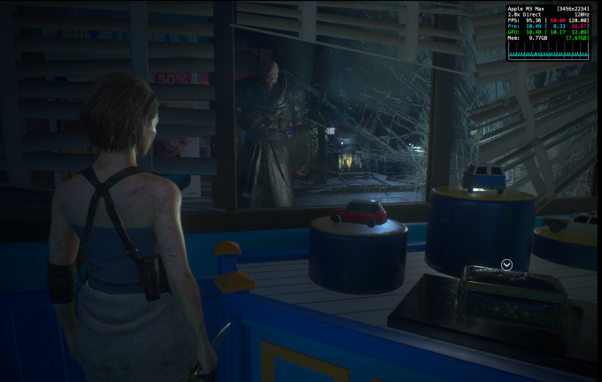 《生化危机3重制版》帧数表现