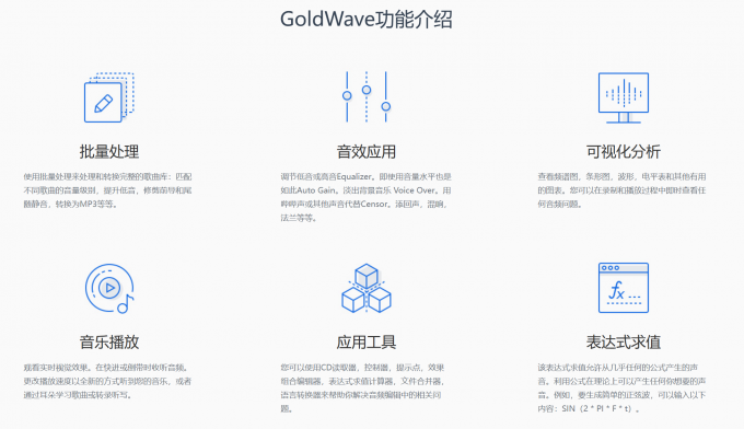 GoldWave软件功能介绍