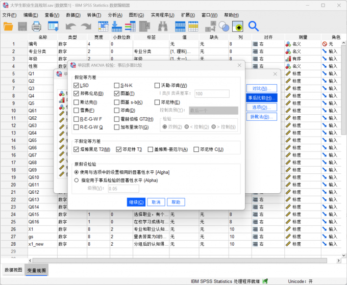 设置方差分析法