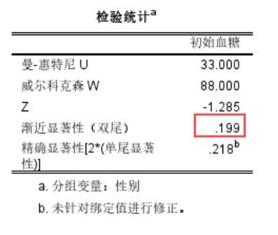 检验统计的渐近显著性