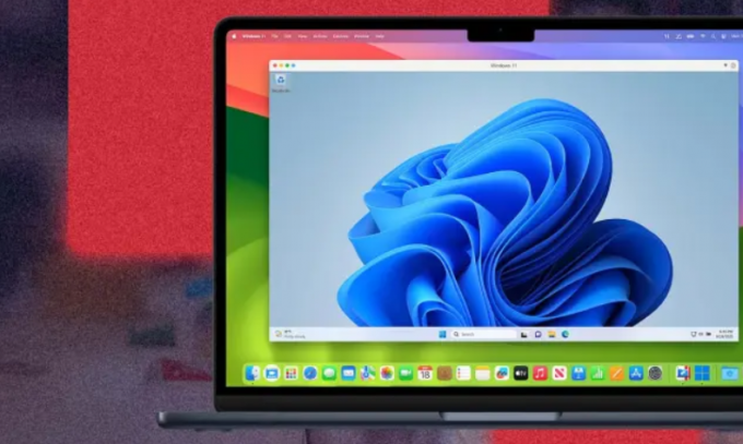 在Mac电脑上运行Parallels Desktop