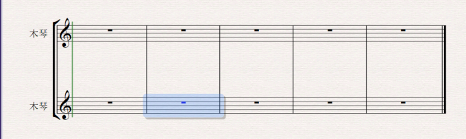 木琴乐谱界面