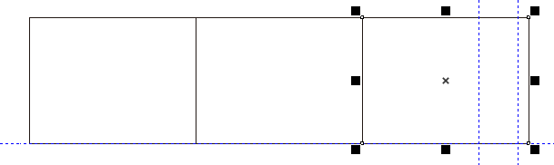 图一：矩形向右复制平移