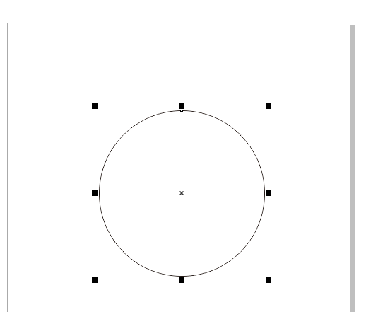 图二：绘制一个正圆