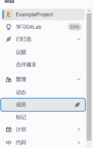 管理成员