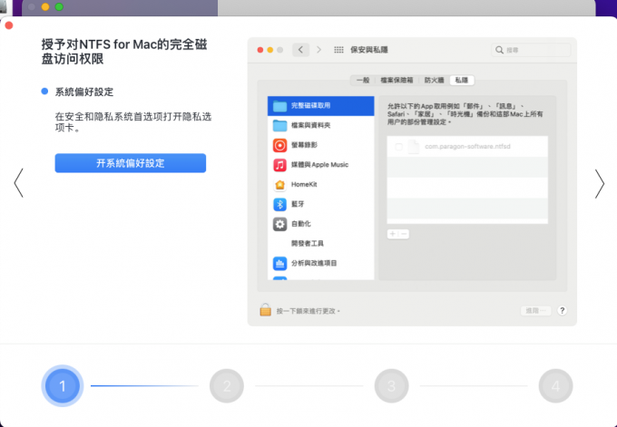 磁盘访问权限