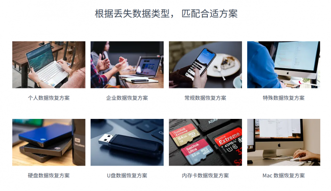 EasyRecovery可以根据丢失数据类型，选择合适方案