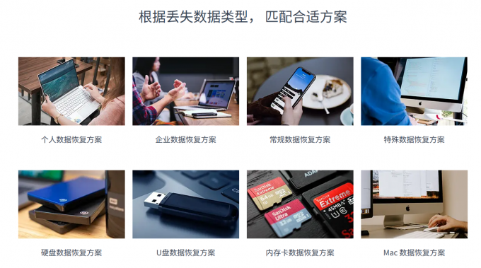 EasyRecovery根据丢失数据类型，匹配恢复方案