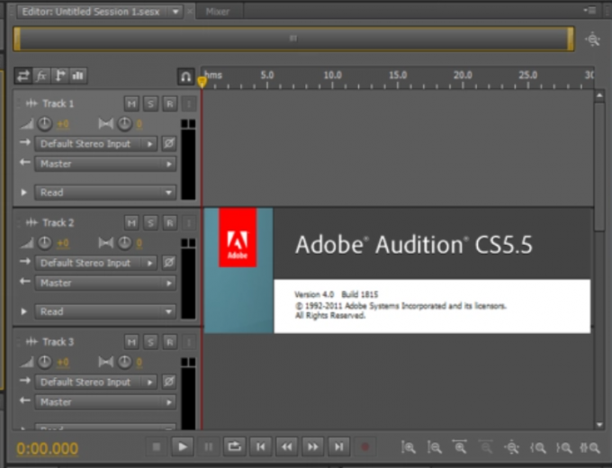 图4 Adobe Audition