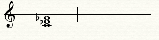 减三和弦示例