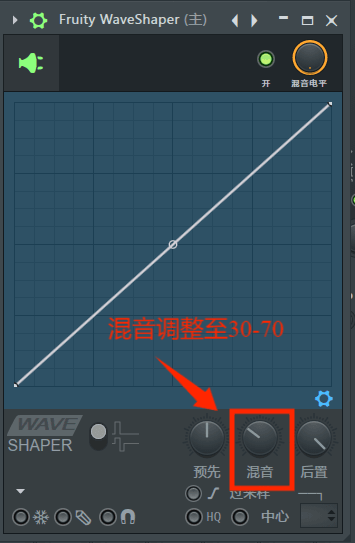 Fruity Waveshaper插件