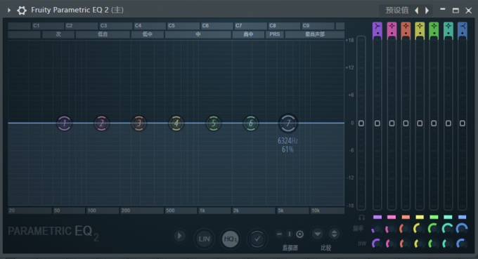 Fruity Parametric EQ2插件