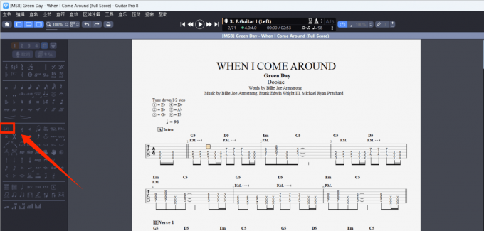 添加幽灵音符号