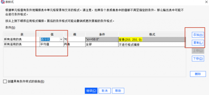 表样式