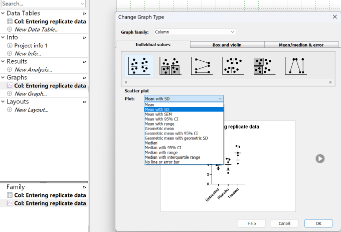 带有误差线的图表