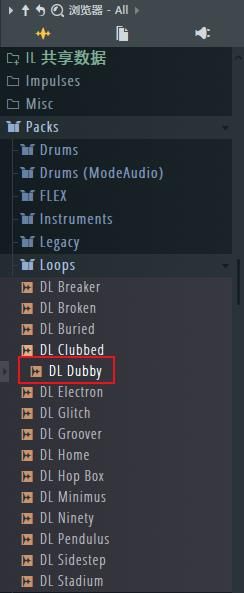 选择“DL Dubby”音色