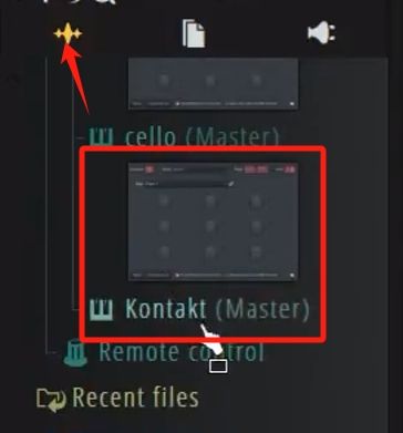 FL Studio软件中选择Kontakt音源