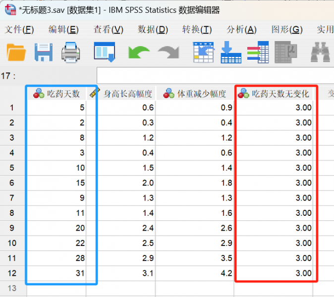 变量数据更改完成