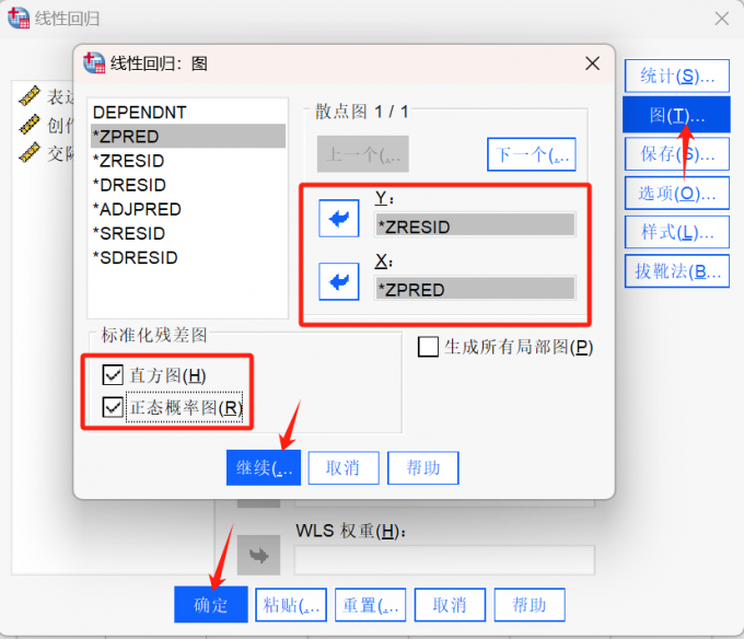 线性回归：图窗口