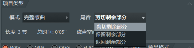 项目类型设置