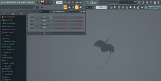 FL Studio界面