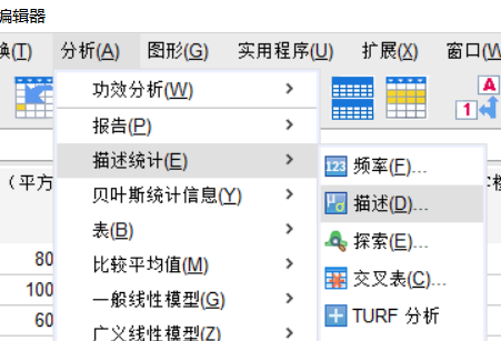 描述性统计分析