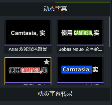 添加动态字幕