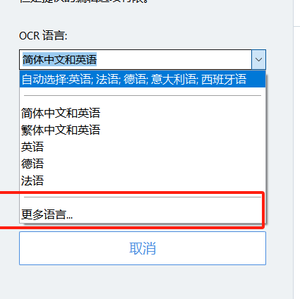 更多语言