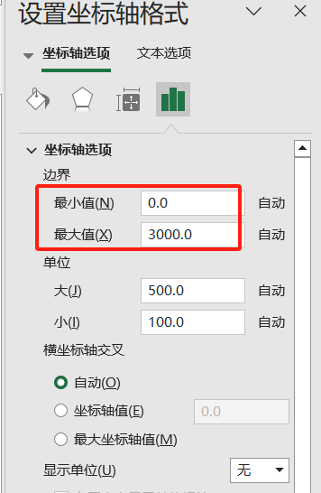 设置坐标轴格式