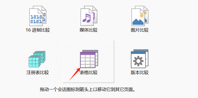 表格比较