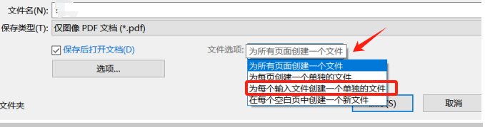 文件选项