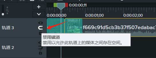 禁用磁道